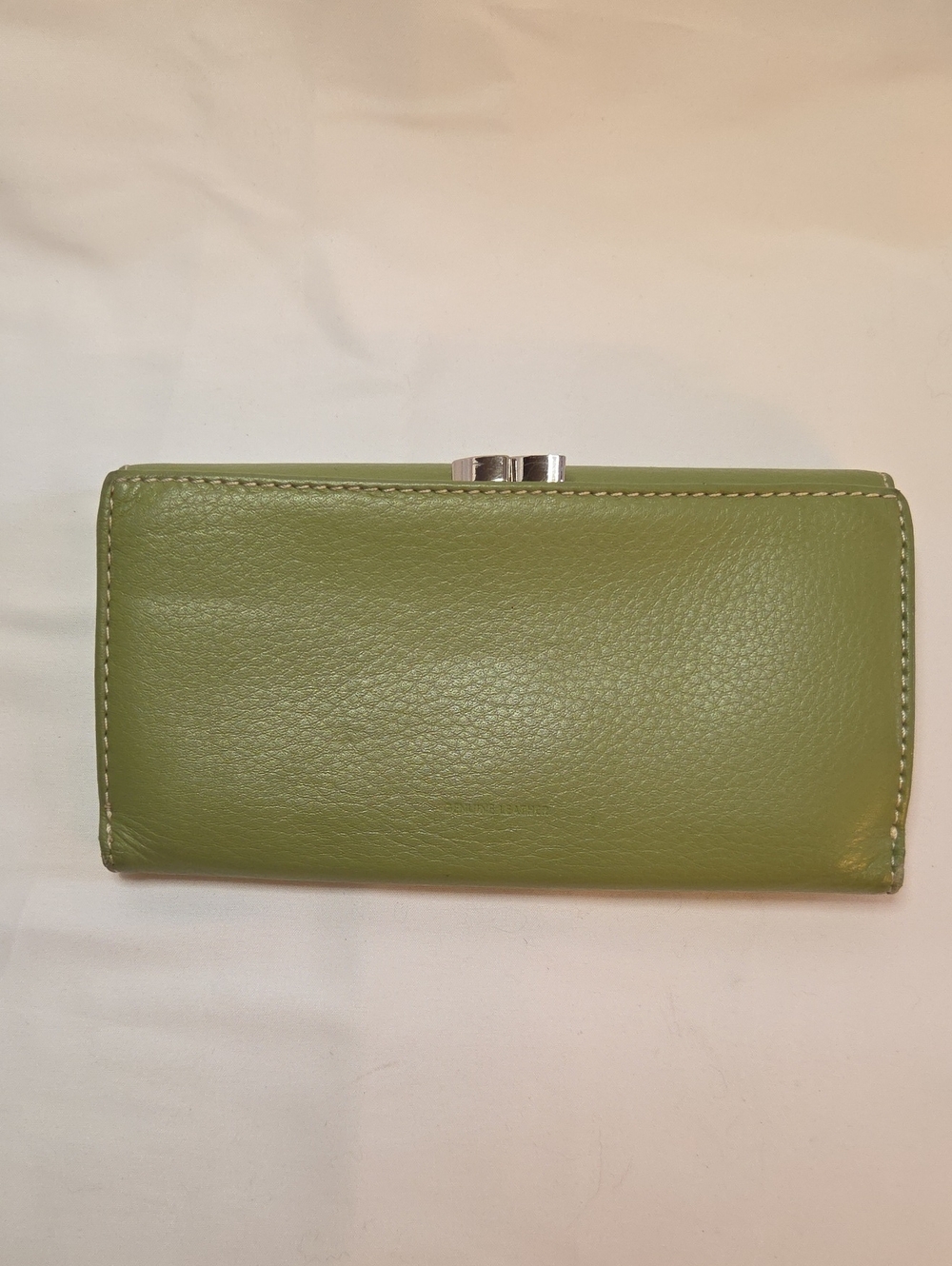 Green Leather Wallet - Unbranded